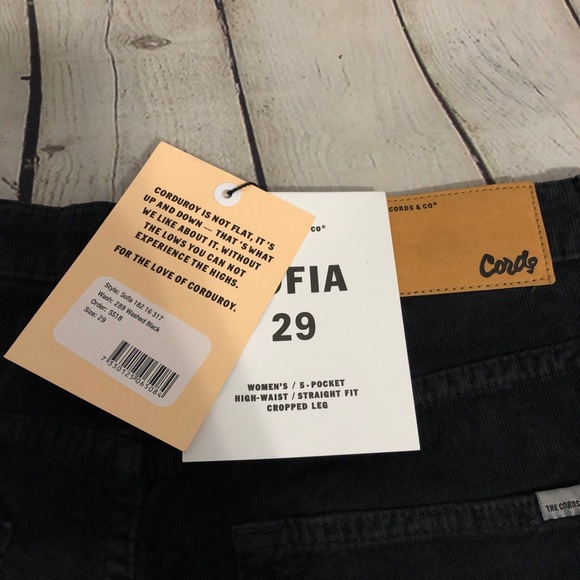 Black Corduroy Pants The Cords & Co Sofia - Picture 5 of 8